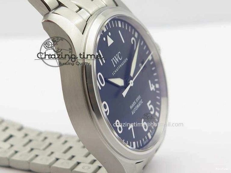MIROTIME 0519 Compact Mark XVIII IW327001 SS Mk Maker Best Edition Black Dial On SS Bracelet A 7301